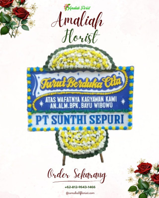 Papan Bunga Duka di Pulau Pari